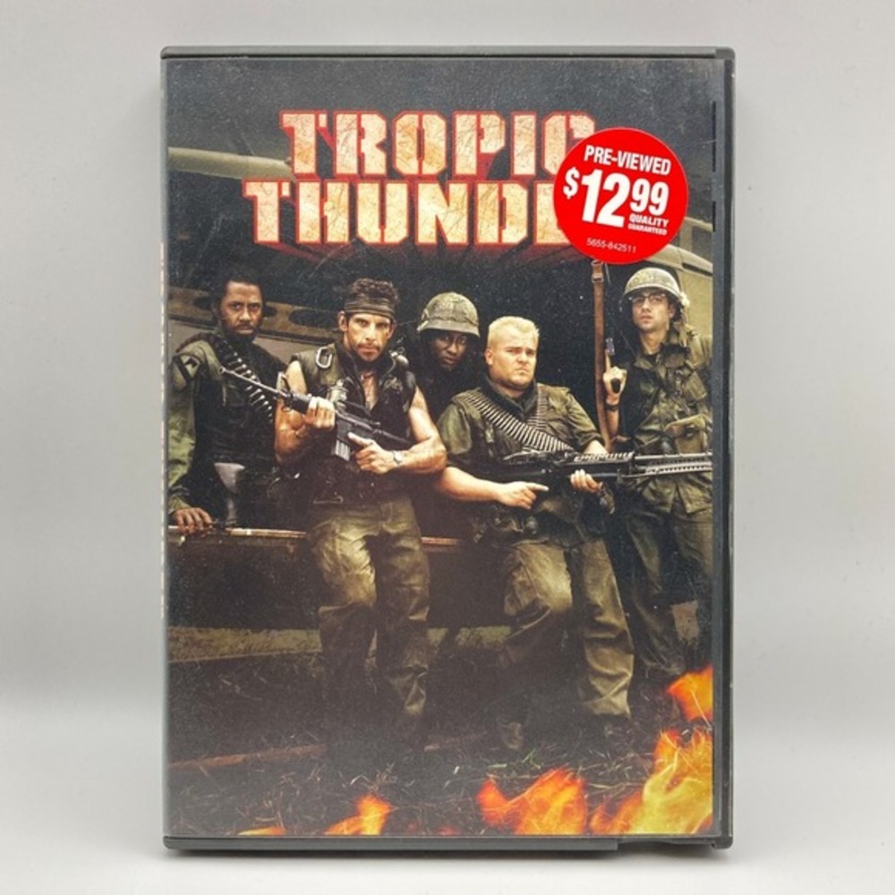 Tropic Thunder DVD Movie Ben Stiller Robert Downey‎ Jr Action Comedy Film